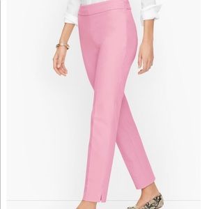 Talbots pink ankle stretch pants